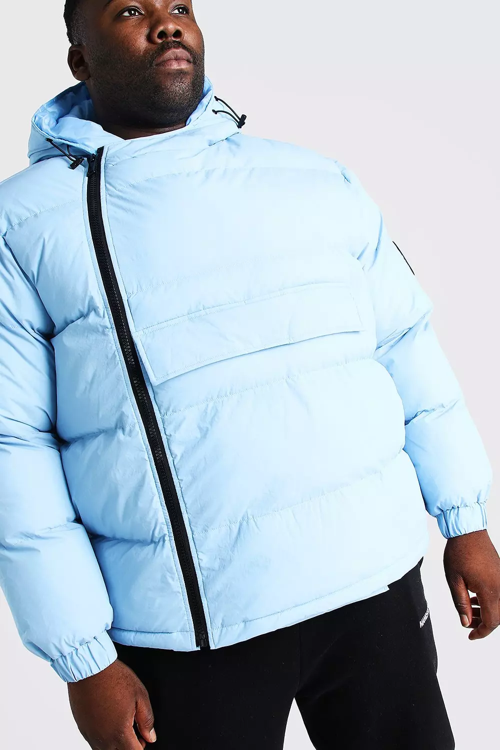 Side zip deals puffer jacket